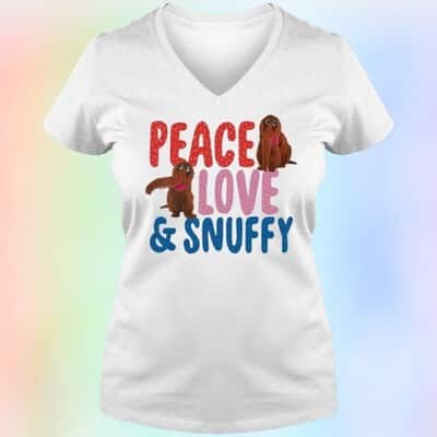 Funny Peace Love Snuffy T-Shirt