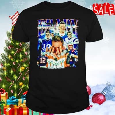Tom Brady Super Bowl 7 Rings MVP T-Shirt