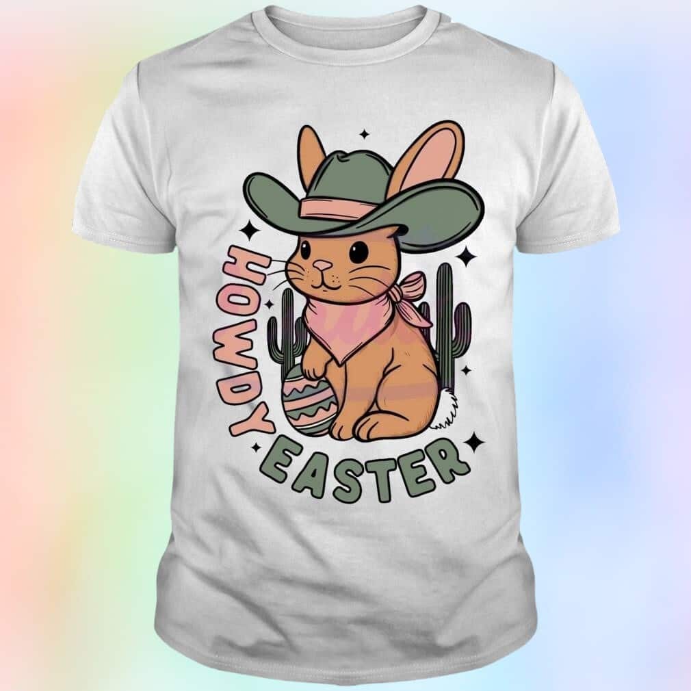 Cool St. Patrick’s Day Western Howdy Easter T-Shirt