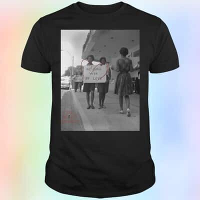 We Shall Win By Love Photo T-Shirt