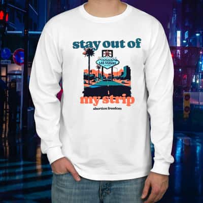 Vintage Stay Out Of My Strip T-Shirt