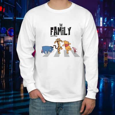 Winnie The Pooh And Friends T-Shirt Abbey Road The Family Happy Road