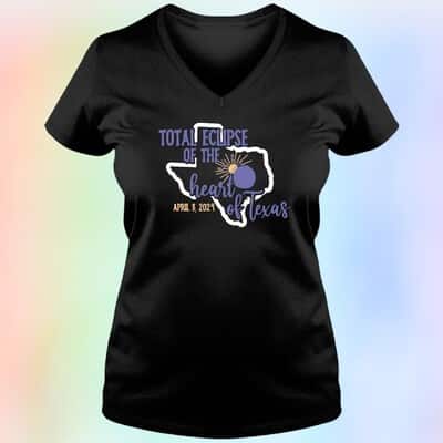 Total Eclipse Of The Heart Of Texas April 8th 2024 T-Shirt