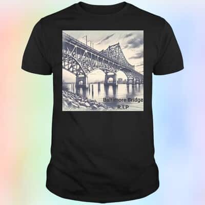 Retro Baltimore Bridge RIP Collapse T-Shirt