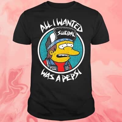 All I Wanted Was A Pepsi T-Shirt Simpson
