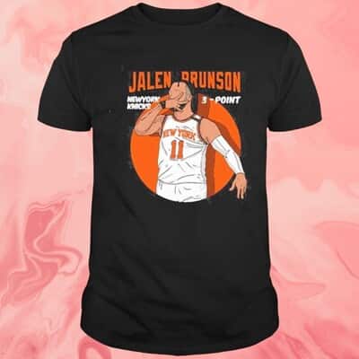 Jalen Brunson T-Shirt 3 Point Celebration