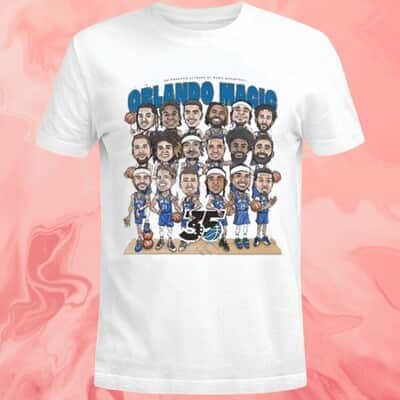 Celebrating 35 Years Of Magic Basketball T-Shirt Orlando Magic