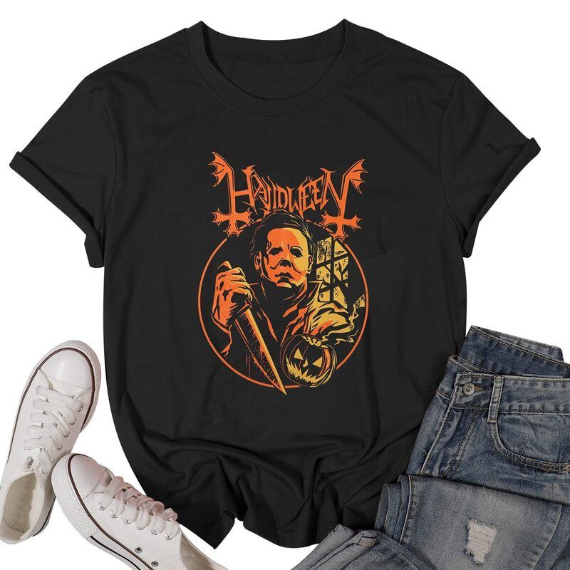 Halloween Horror Michael Myers Vintage T-Shirt