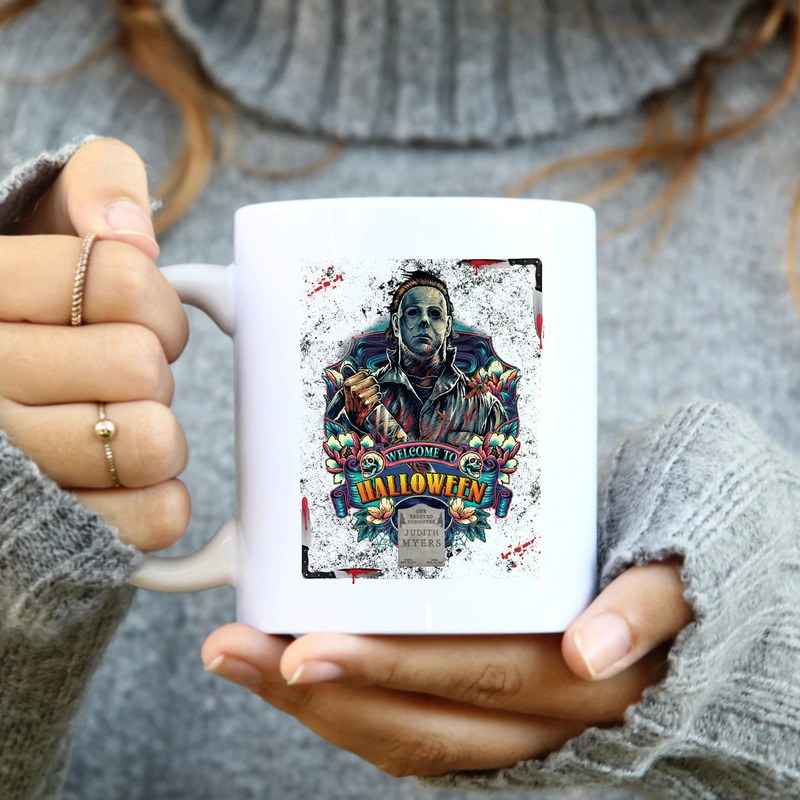 Michael Myers Halloween Coffee Mug Michael Myers Halloween Coffee Mug