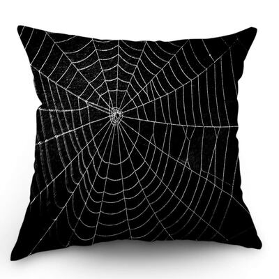 Halloween Spider Throw Pillow