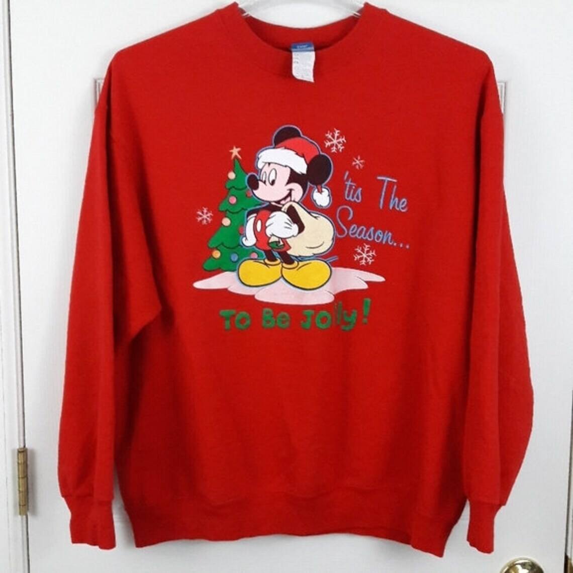 Vintage Disney Mickey Mouse Christmas Sweatshirt