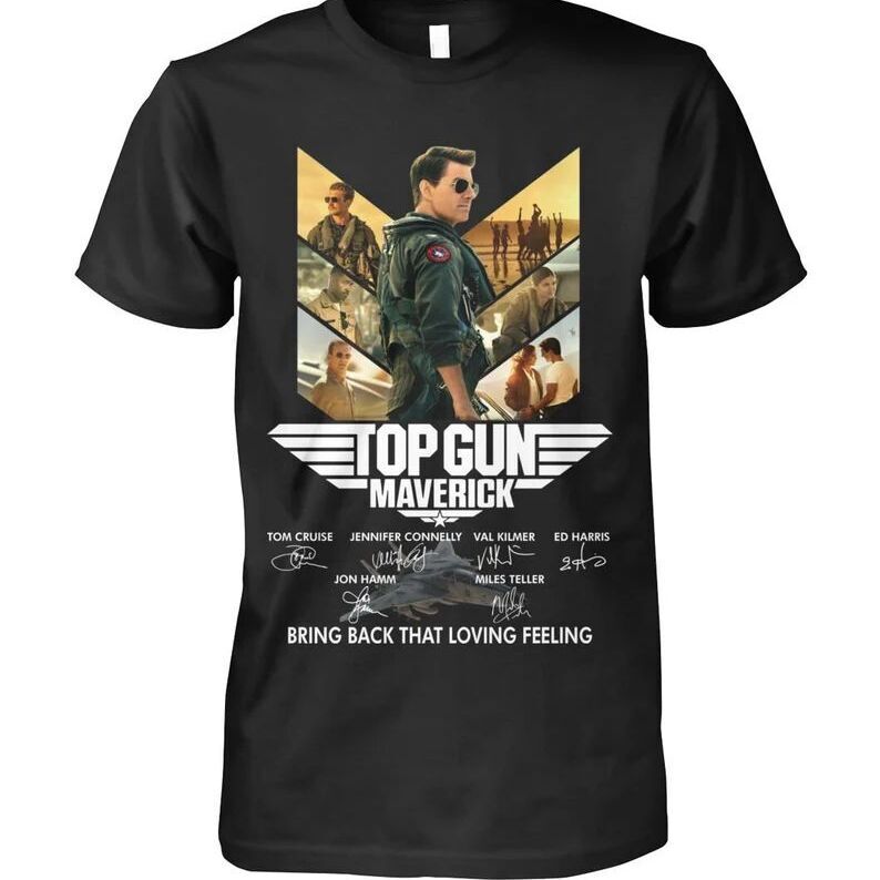 Top Gun Maverick Feel The Need T-Shirt - BLACK