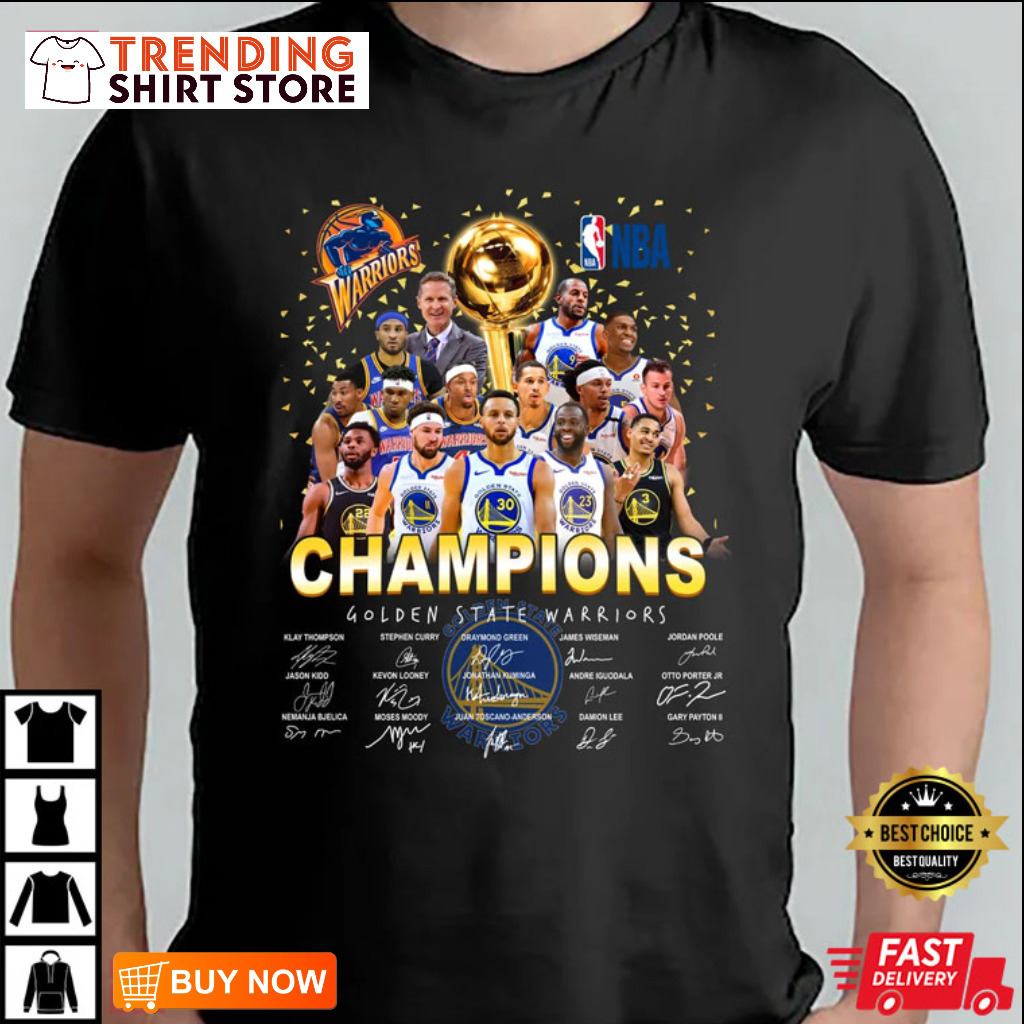 golden state warriors championships t shirt