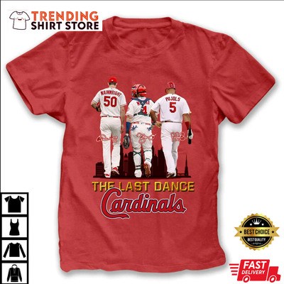 Yadi Waino Pujols One Last Run 2022 The Final Ride, The Last Dance, Cardinals Baseball T-Shirt