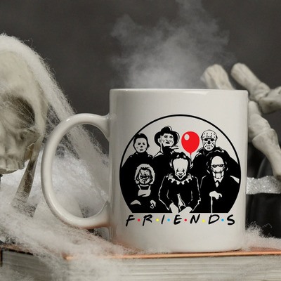 Friends Horror Serial Killer Halloween Mug