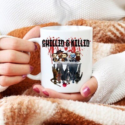 Chillin And Killin Horror Slasher Mug