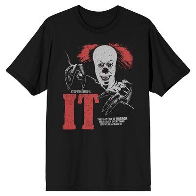 Pennywise T-Shirt You'll Float Too The Master Of Horror Stephen King's IT