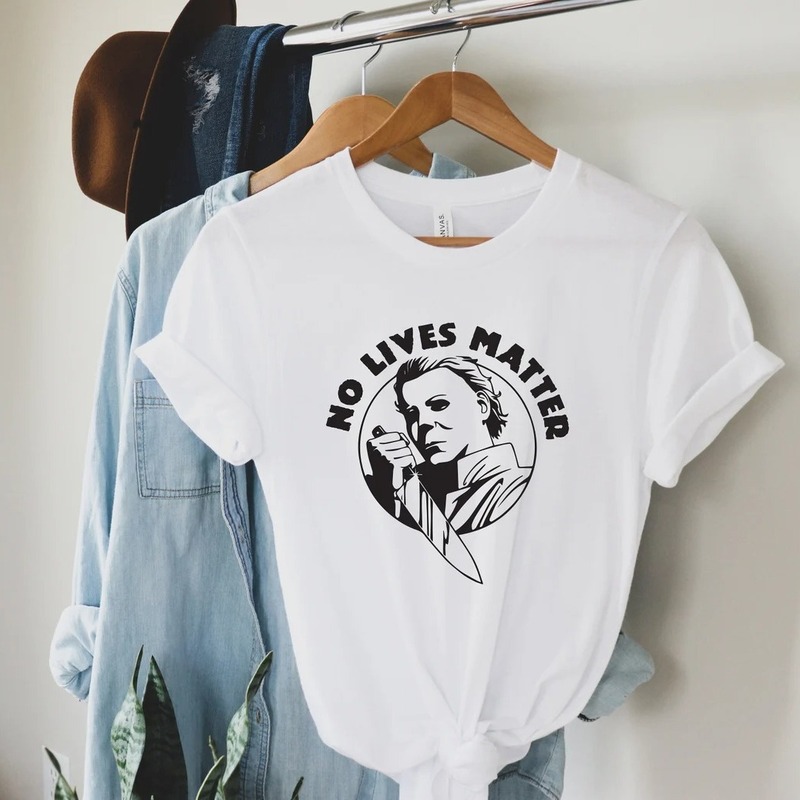 No Lives Matter Michael Myers Retro T-Shirt