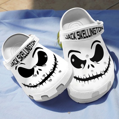 Top selling Item The Nightmare Before Christmas Jack And Sally Zero I  Comfortable Classic Waterar All Over Printed Crocs Shoes - Limotees
