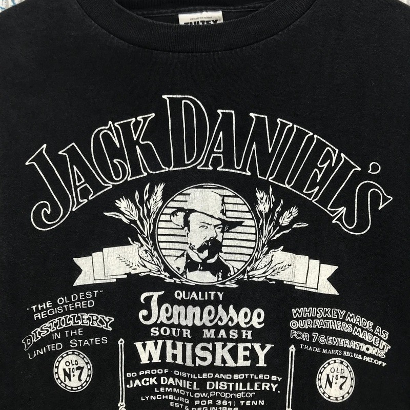 Jack Daniels Baseball Jersey Classic Tennessee Sour Mash Whiskey