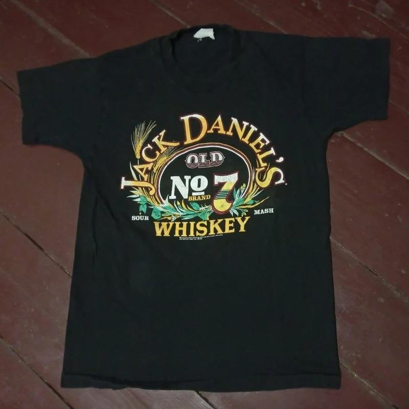 Jack Daniels Whiskey T-Shirt Sour Mash