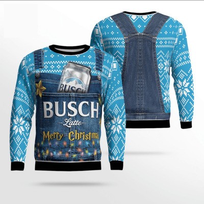 Merry Christmas Busch Latte Christmas Sweater