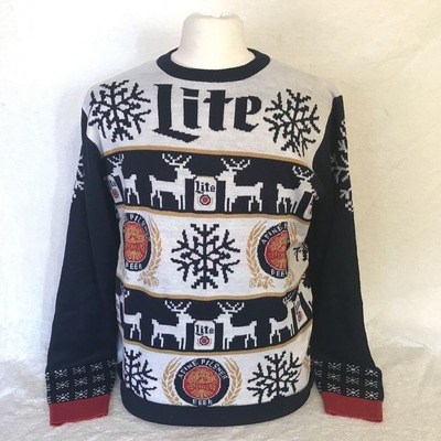 Miller Lite Beer Ugly Sweater Cool Gift For Christmas