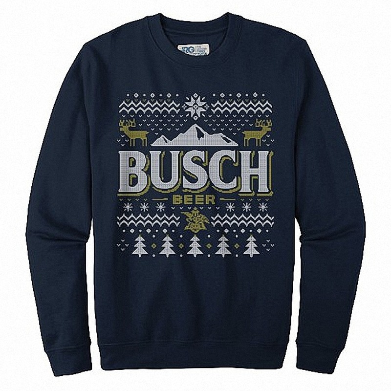 Beer Busch Ugly Christmas Sweater Gift For Beer Lovers