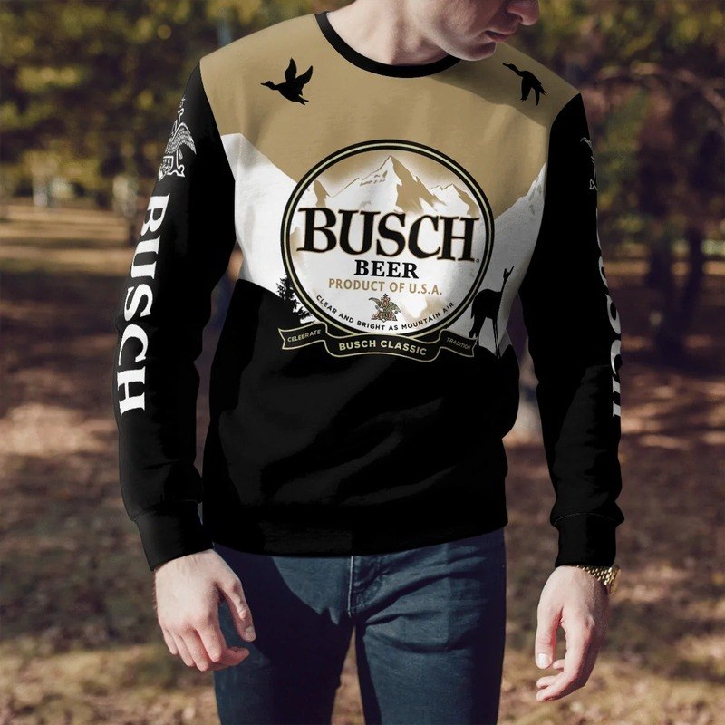 Busch Beer Classic Ugly Christmas Sweater