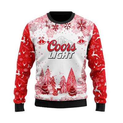 Coors Light Ugly Christmas Sweater Unique Gift For Beer Lover