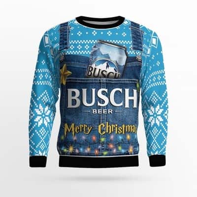 Busch Ugly Christmas Sweater Beer Great Gift Ideas