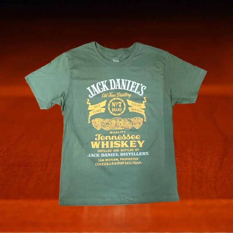 Jack Daniels Tennessee Whiskey Old Time Sour Mash Shirt
