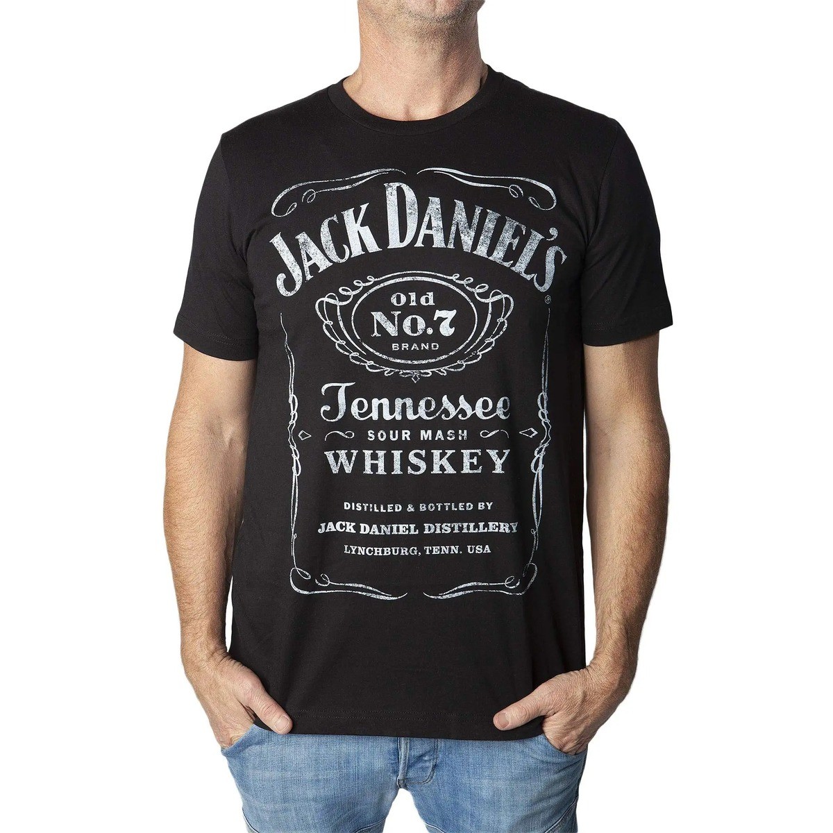 Jack Daniels Baseball Jersey Classic Tennessee Sour Mash Whiskey