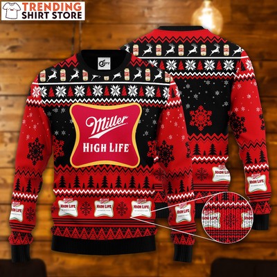 Xmas Miller High Life Christmas Sweater