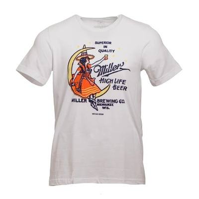 Girl In The Moon Miller High Life T-Shirt Superior In Quality