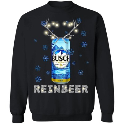 Funny Busch Ugly Christmas Sweater Reinbeer