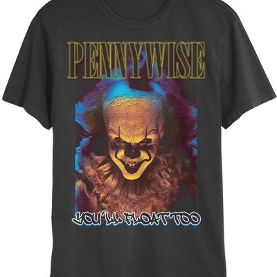 Pennywise T-Shirt You'll Float Too Horror Movie Gift