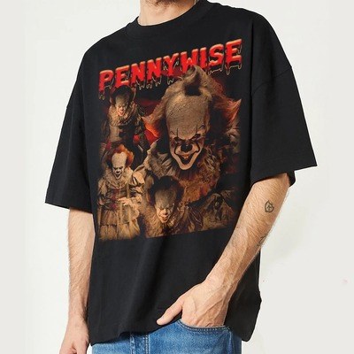 Vintage IT Pennywise T-Shirt Halloween Gift