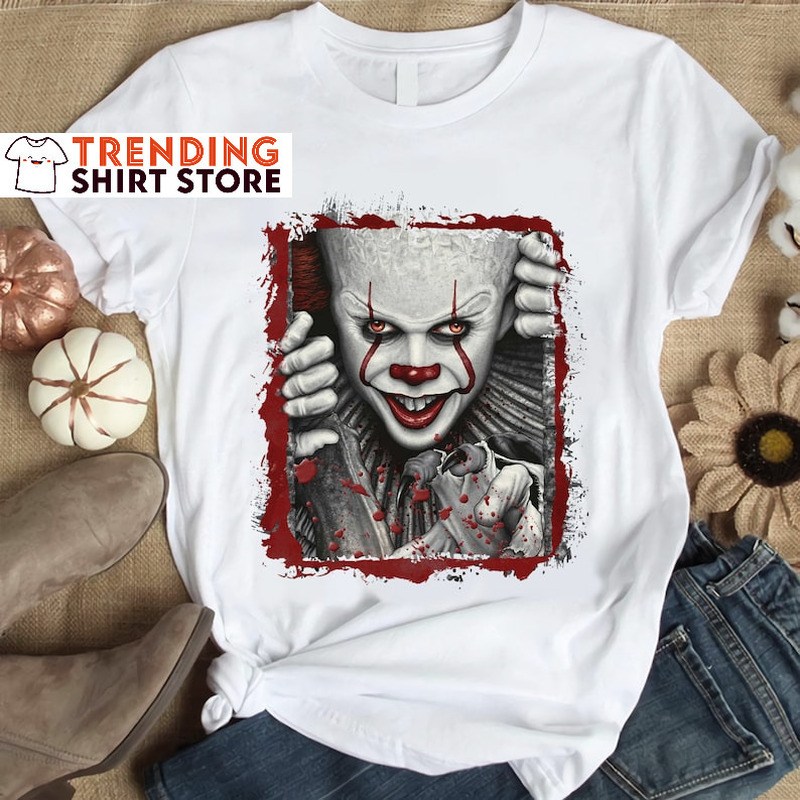IT Pennywise T-Shirt Horror Movie Gifts