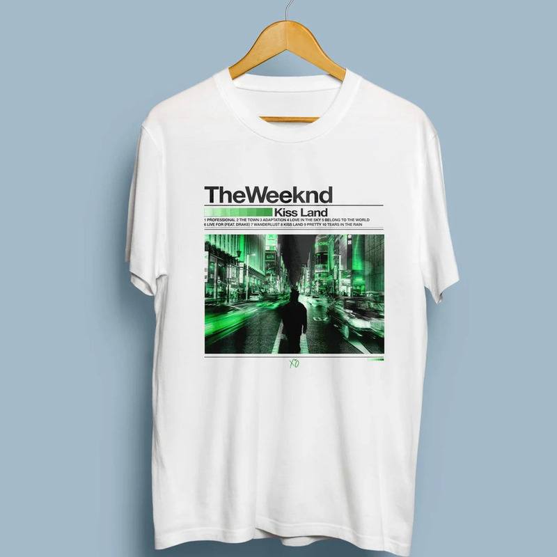 The Weeknd Kiss Land Album T-Shirt