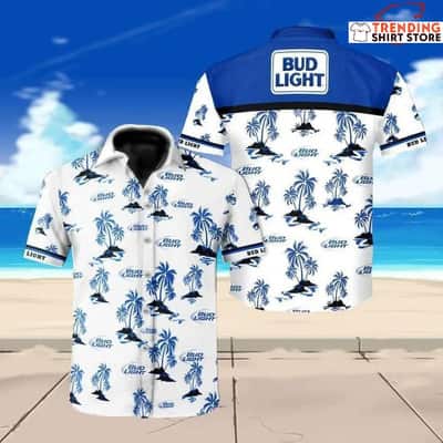 Bud Light Beer Hawaiian Shirt Summer Gifts For Beach Holiday