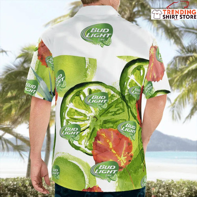 Bud Light Lemon Lime Seltzer Hawaiian Shirt