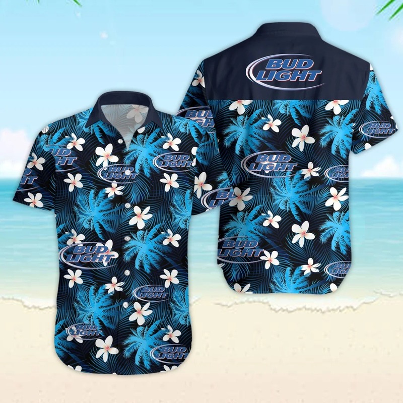 Bud Light Hawaiian Shirt Gift For Beach Lovers
