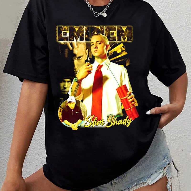 Eminem Slim Shady 90s HipHop Rapper T-Shirt