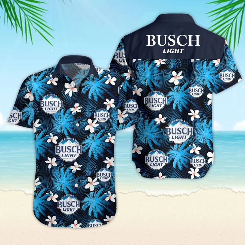 Litmus Busch Light Hawaiian Shirt Gifts For Beach Lovers