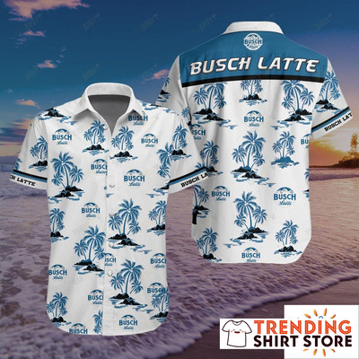 Vintage Busch Latte Hawaiian Shirt Gifts For Beach Lovers