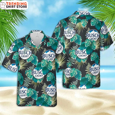 Busch Light Hawaiian Shirt Summer Beer Lovers Gift