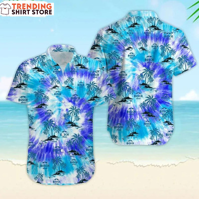 Busch Latte Hawaiian Shirt Gift For Beach Holiday