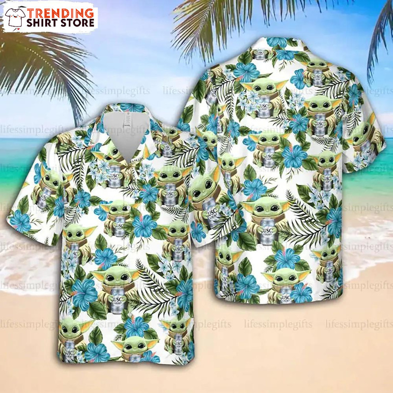 Busch Light Hawaiian Shirt Yoda Star Wars Busch Light Hawaiian Shirt Yoda Star Wars