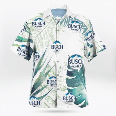 Busch Light Hawaiian Shirt Gift For Beach Lovers